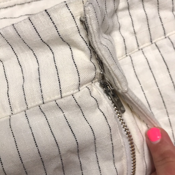 🐠Wild Fable Striped Cream & Black Wide-Leg Pleated Pants Size XXL | NWT - Picture 10 of 12